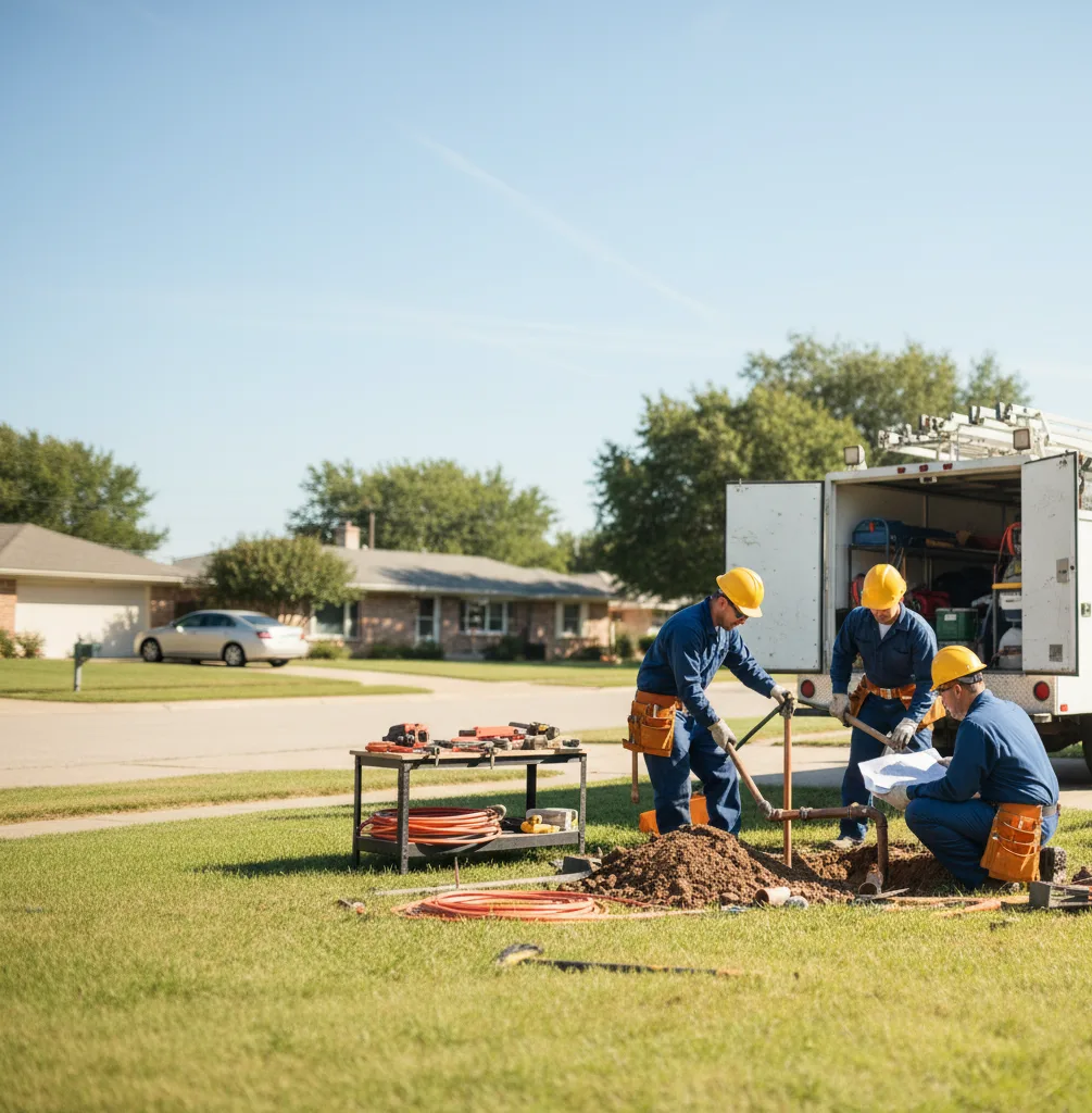 Sewer Line Repair in Warren, TX